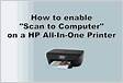 How to Print, Scan or Fax on your HP Printe